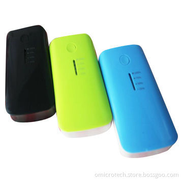 4,400mAh Fashionable Power Banks, Long Standby Time, Various Colors are Available